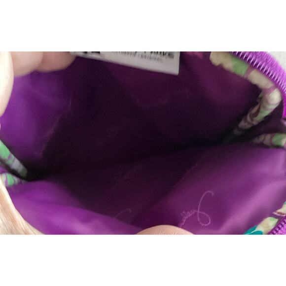 Vera Bradley Disney Plums Up Mickey Minnie Mouse Small Zip Crossbody Purse - Picture 9 of 14